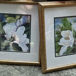 Gold Framed Floral Art Prints